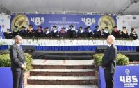La investidura tuvo lugar durante la celebración del 485 aniversario de su fundación. 