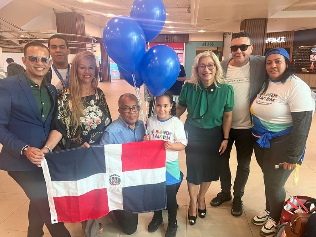 Alexa se convierte en nuestra “Embajadora del Autismo”, por representar con éxito a la República Dominicana.