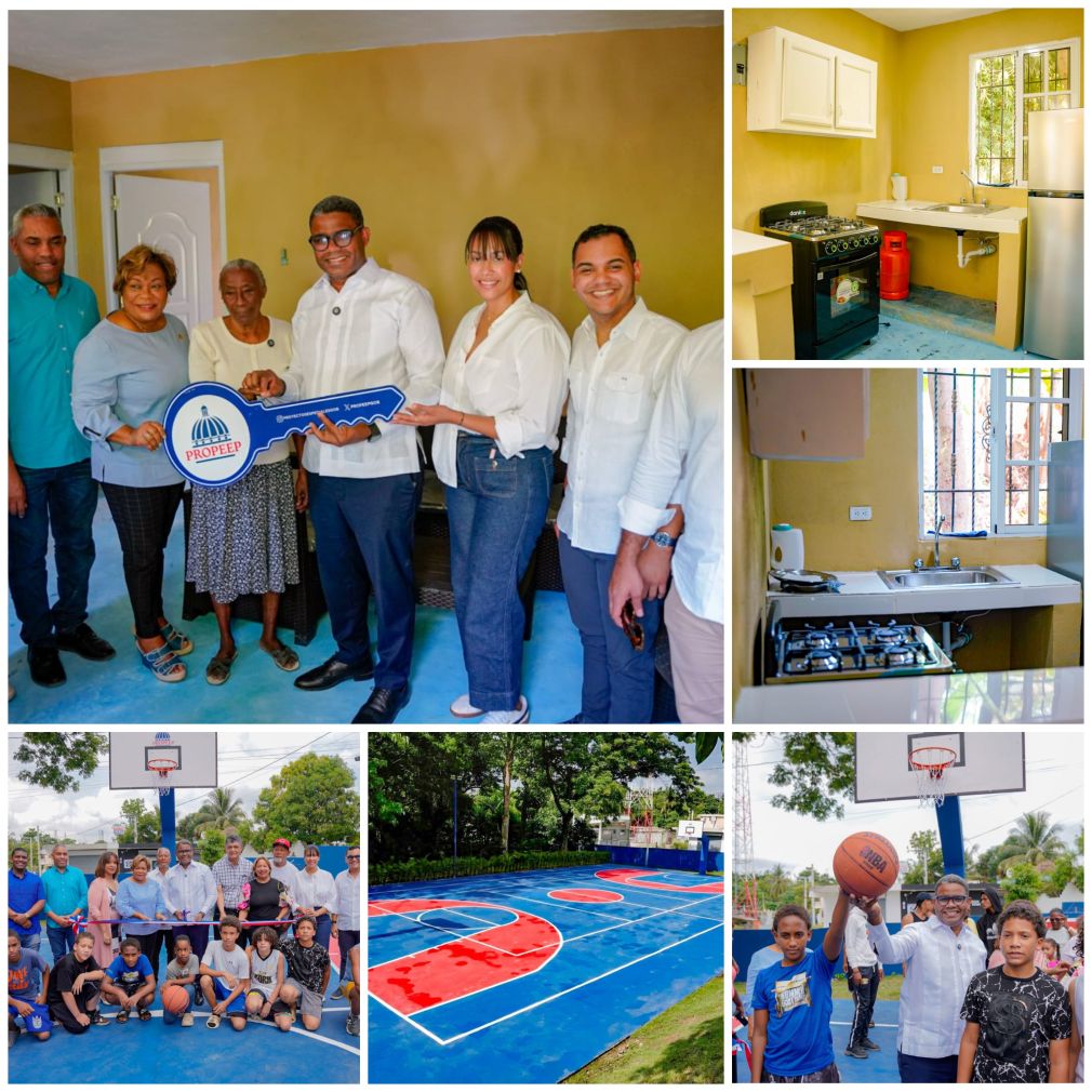 La beneficiaria también recibió enseres nuevos del hogar .