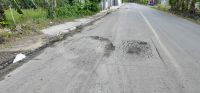 Comunidad de San Luis - La Manzana expresa preocupación por el rápido deterioro de su carretera.