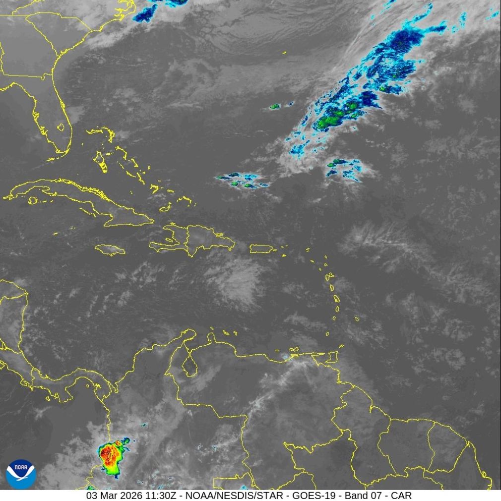 Indomet prevé que la vaguada y los vientos del Este provocarán aguaceros y tronadas en varias localidades este martes, por lo que se mantienen las recomendaciones marítimas por aumento del oleaje.