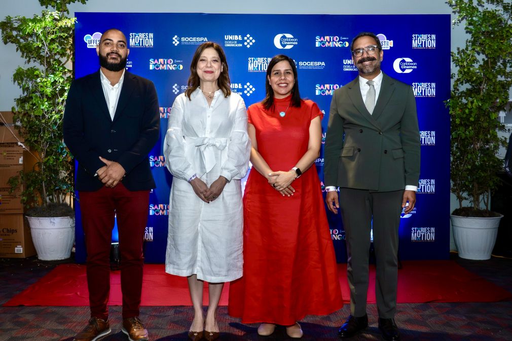 José Enrique Rodríguez, Vhyna Ortega, Cristina Zapata, Nelson Jiménez. Esta edición del festival universitario de cortometrajes reunió a estudiantes, docentes y profesionales del sector audiovisual durante dos días en Caribbean Cinemas de Downtown Center.