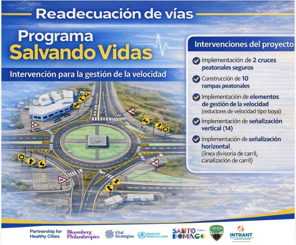 El plan piloto busca reducir muertes por fatalidades y garantizar cruce seguro de peatones.