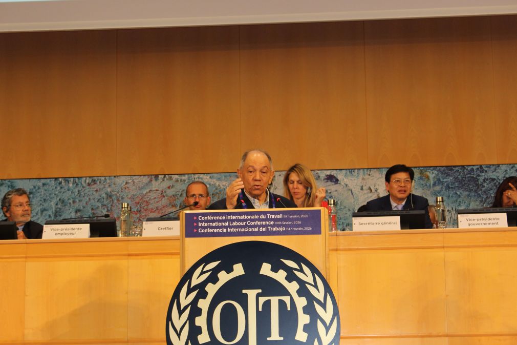Ante la plenaria de la Conferencia Internacional del Trabajo, Rafael Pepe Abreu defendió la libertad sindical, alertó sobre los desafíos de la inteligencia artificial y llamó a fortalecer la protección social de los trabajadores.