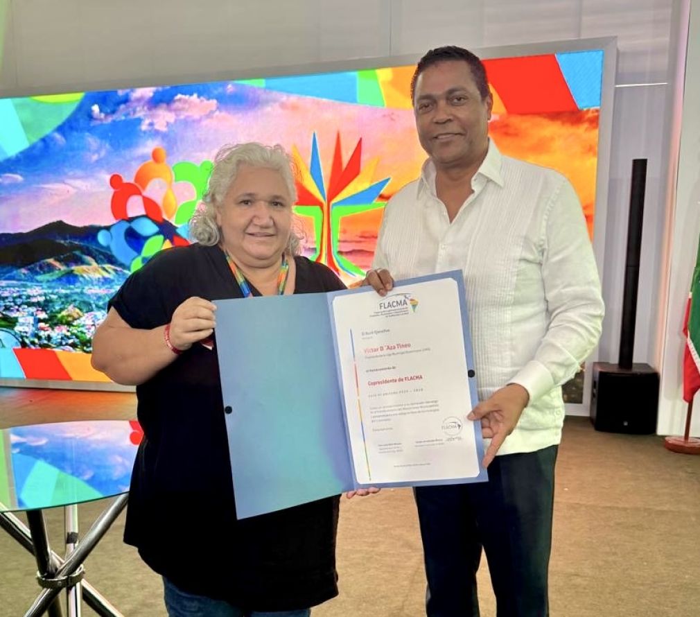 Víctor D’Aza fue reelecto Copresidente de FLACMA por unanimidad de 19 países lidera la agenda municipal de América Latina.