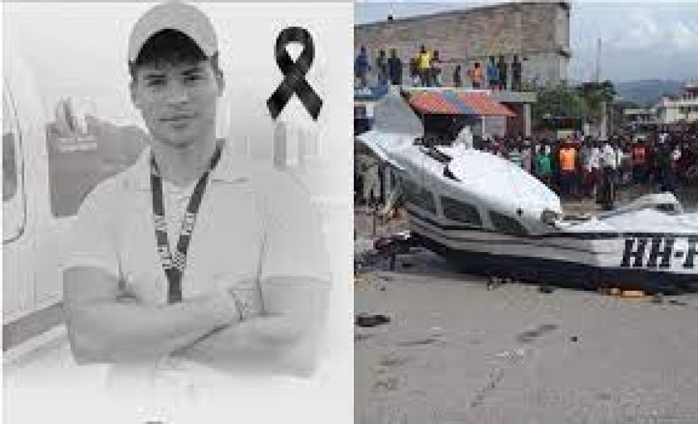 Amado Rusberlin Gutierrez Francisco, piloto dominicano fallecido en accidente aéreo en Haití.