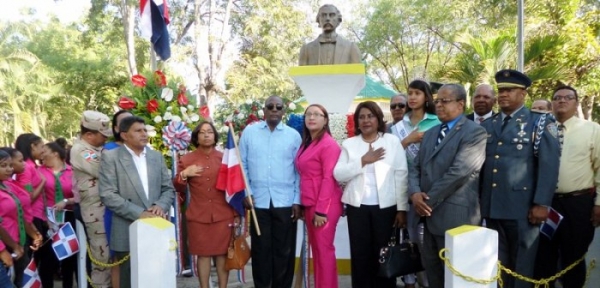 Distrito 13-04 realizan acto del 170 aniversario de la Independencia Nacional en Dajabón