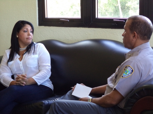 Jefe de la Policía Nacional se reúne con gobernadora y fiscal de Sánchez Ramírez: 