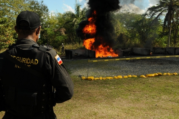 Procuraduría incinera drogas