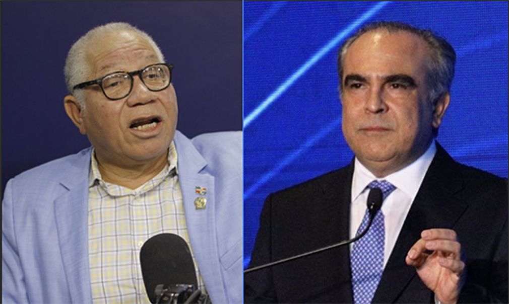 A la izquierda, Pedro Richardson, director ejecutivo de Fedodim y a la derecha Celso Juan Marranzini, presidente del Conep.