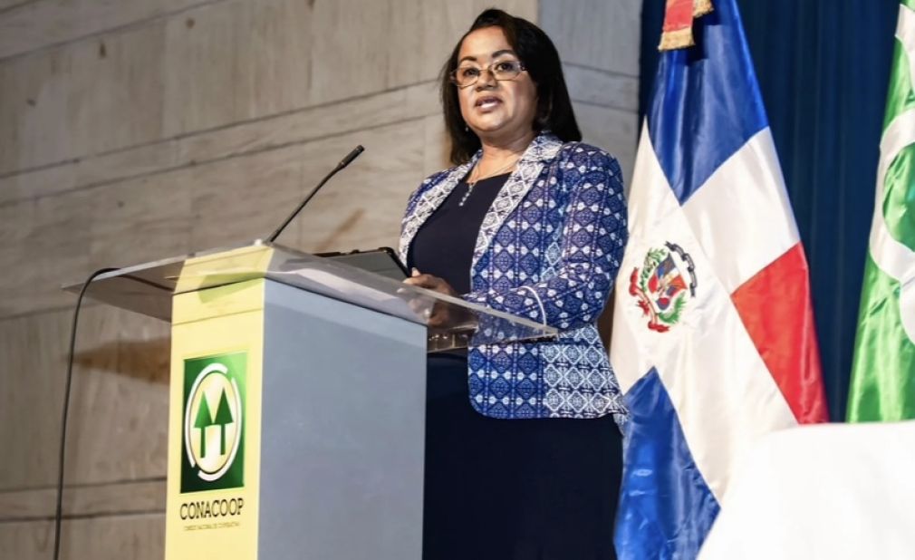 Eufracia Gómez Morillo, presidenta del Consejo Nacional de Cooperativas (CONACOOP).