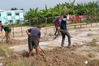 Inician construcciòn de edificio de cultivadores de uvas Neiba 