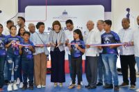 Las inauguraciones fueron encabezadas por la vicepresidenta Raquel Peña y el ministro de Deportes, Kelvin Cruz.