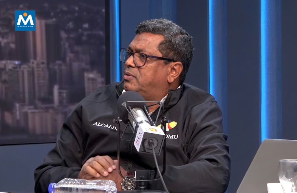 Junior Santos, presidente de la Mancomunidad del Gran Santo Domingo y alcalde de Los Alcarrizos.