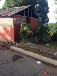 Comunitarios de Bohechío piden cerrar matadero dicen representa un peligro: 