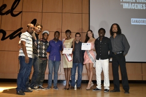 Ganadores del festival de cortos Imagenes en Tolerancia, organizado por la Acnur y la UASD.