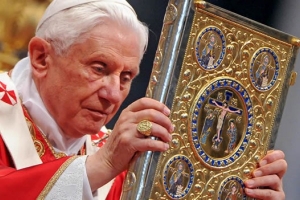 El Papa Benedicto XVI . 
