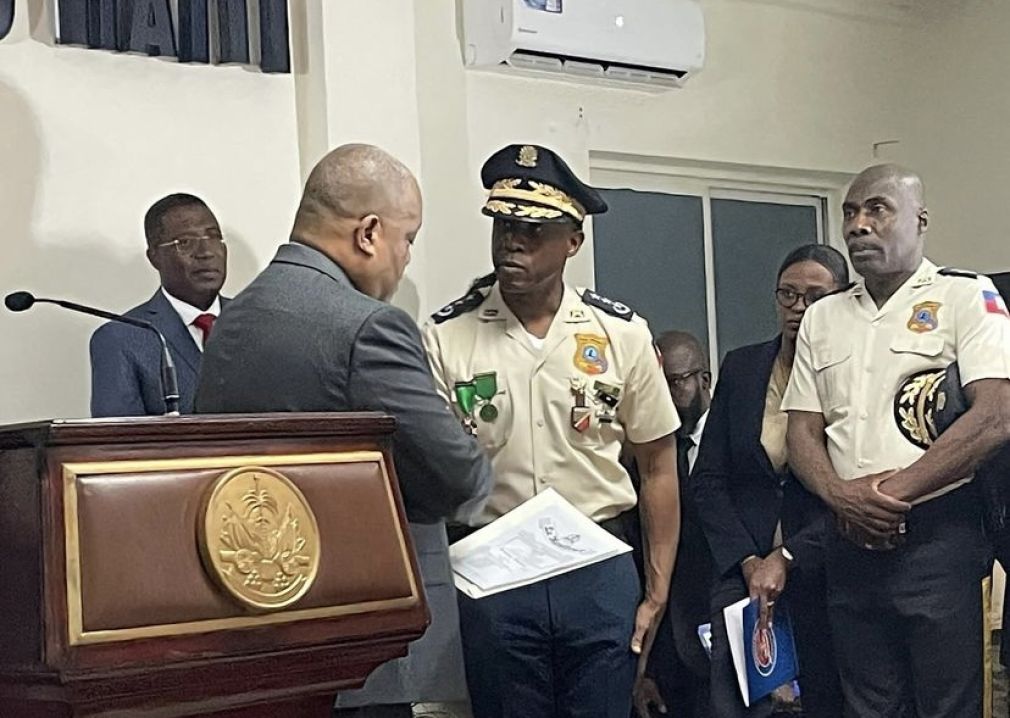 El nuevo director de la Policía de Haití es Rameau Normil.