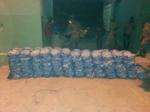 Ejército retiene 62 sacos de ajo traídos desde Haití