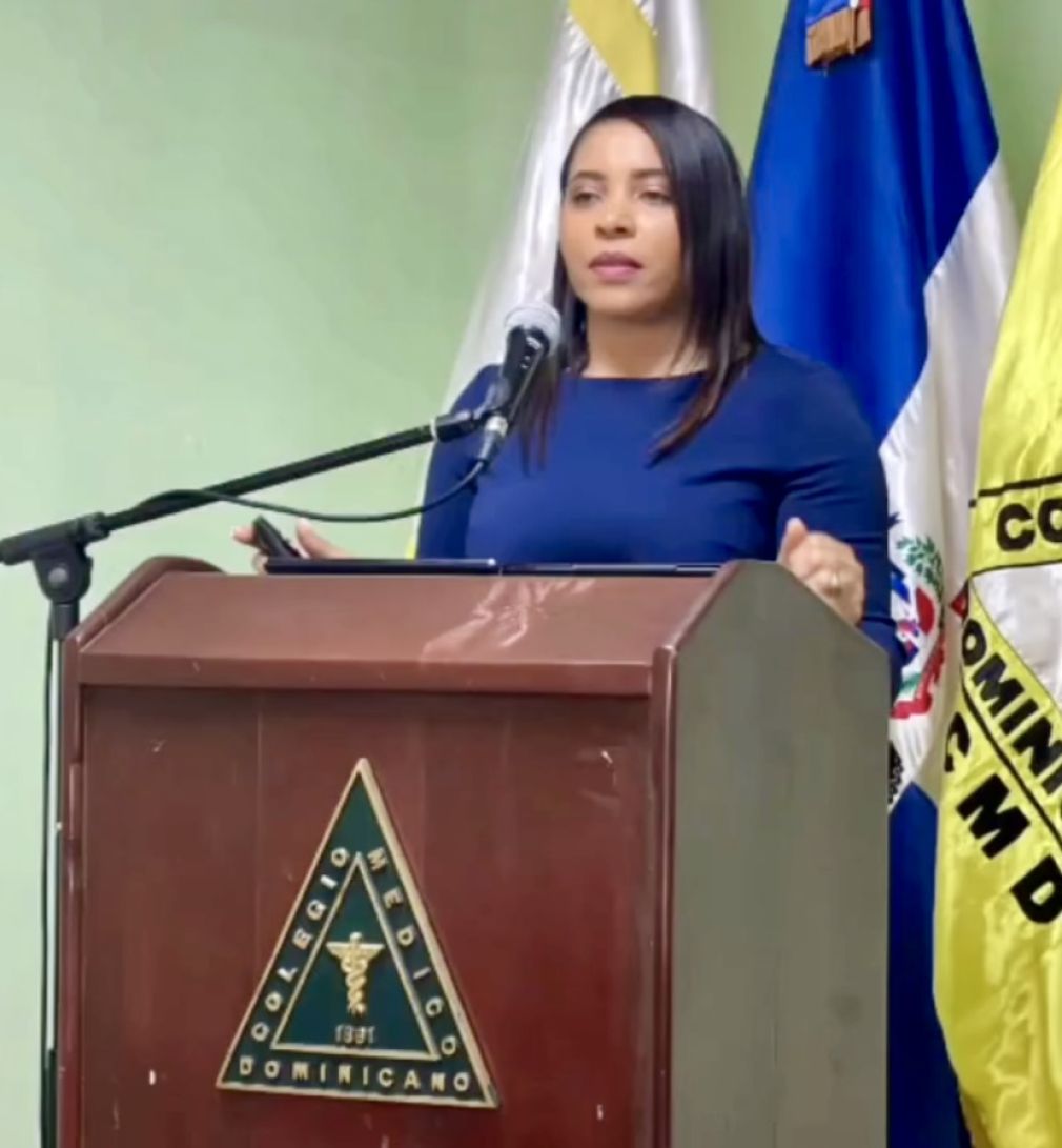 Francisca Flores, nueva presidenta de la Sociedad Dominicana de Salud Ocupacional.
