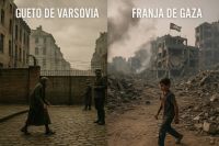 La historia se repite literalmente. El gueto de Varsovia es un capítulo negro de la historia del siglo XX. La Franja de Gaza, en pleno siglo XXI, nos obliga a preguntarnos si realmente aprendimos algo. Las comparaciones resultan incómodas, pero los paralelismos son ineludibles.