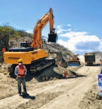 Continua trabajos en desvío del Yaque del Sur‏ y construcción de presa