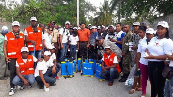 Cruz Roja Dominicana en la Caleta realiza jornada contra el Zika: 