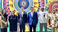 Se realizó un recorrido como parte del proceso para definir la ubicación de la nueva sede de Bellas Artes en Santo Domingo Este, en la parada de la cultura, para capacitaciones de los interesados en las artes, promover la participación activa de los artistas del municipio y rescatar los valores culturales, entre otras iniciativas.