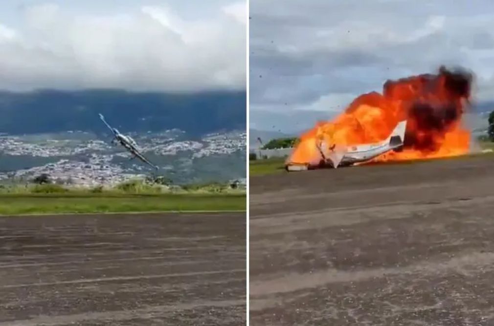 Piloto y su acompañante mueren cuando avioneta en la que despegaban se estrella en Venezuela.