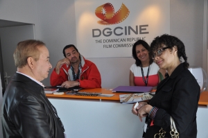 Ellis Pérez conversa con las directora cinematográfica de Guadalupe Mariette Mon Pierre, residente en New York, en interesada en rodar en República Dominicana.
