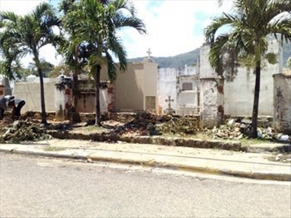 Construcción de cenmenterio