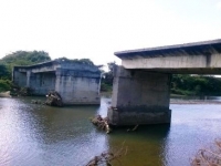 Puente Luperón-Villa Isabela lleva 26 años a medio construir