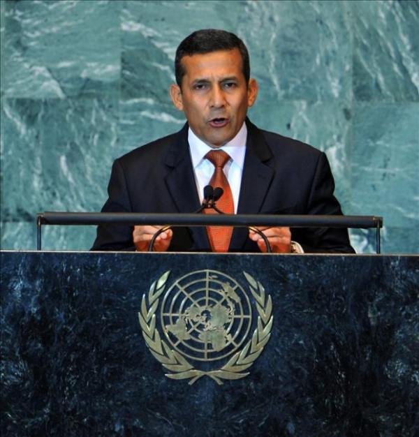 Ollanta Humala en la ONU.