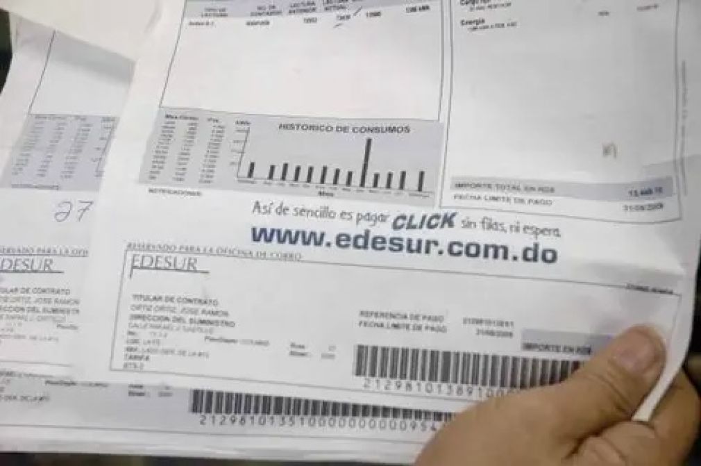 Denuncian alta facturación de Edesur en Neyba.
