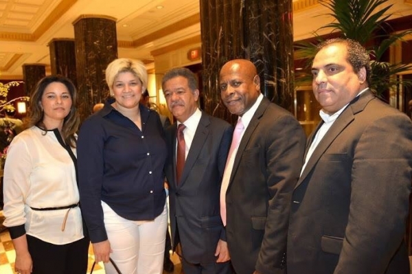 Encuentro del expresidente Leonel Fernández con peledeístas que residen en Boston.