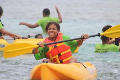 La escuela Natividad gana I Convivio de Kayak en La Isabela