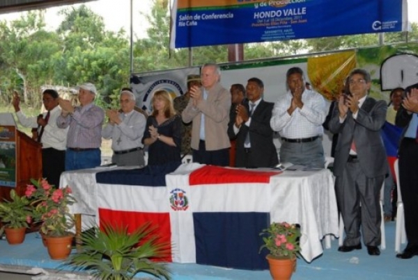 Rafael Alburquerque, vicepresidente del gobierno de la República Dominicana, en el acto de apertura de la Feria.