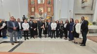 La ceremonia religiosa rindió homenaje póstumo a todas las personas fallecidas en el lamentable suceso. 