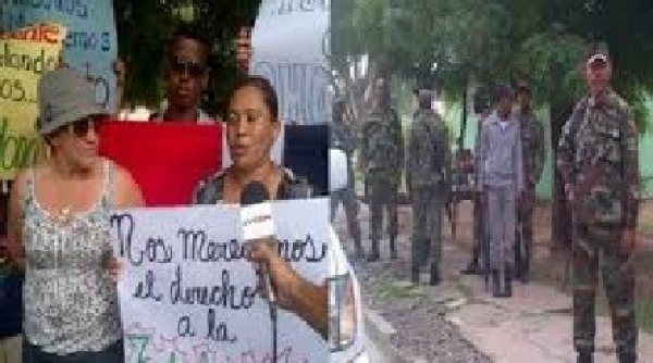 Nerviosismo desalojaran ocupantes de viviendas del Barrio Militar