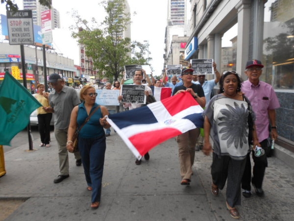 Aliancistas se movilizan en el Alto Manhattan en defensa Moreno