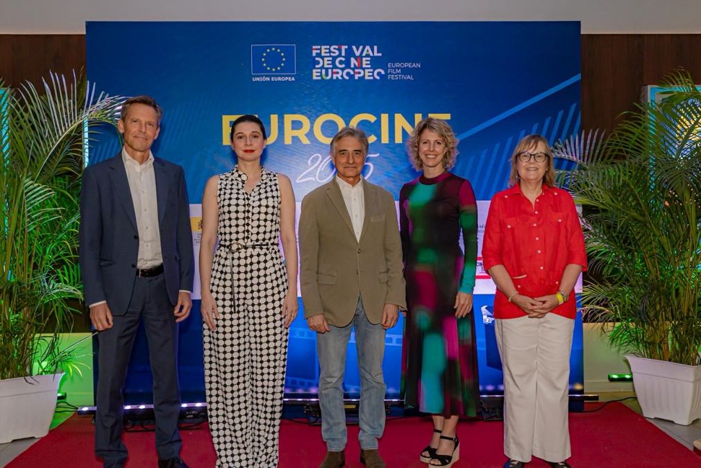 Frank Keurhorst (Embajador de los Países Bajos), Marianna Vargas Gurilieva, Raúl Fuentes Milani (Embajador Designado Unión Europea), Sonia Barbry (Embajadora de Francia), Rita Hämmerli-Weschke (Embajadora de Suiza).
