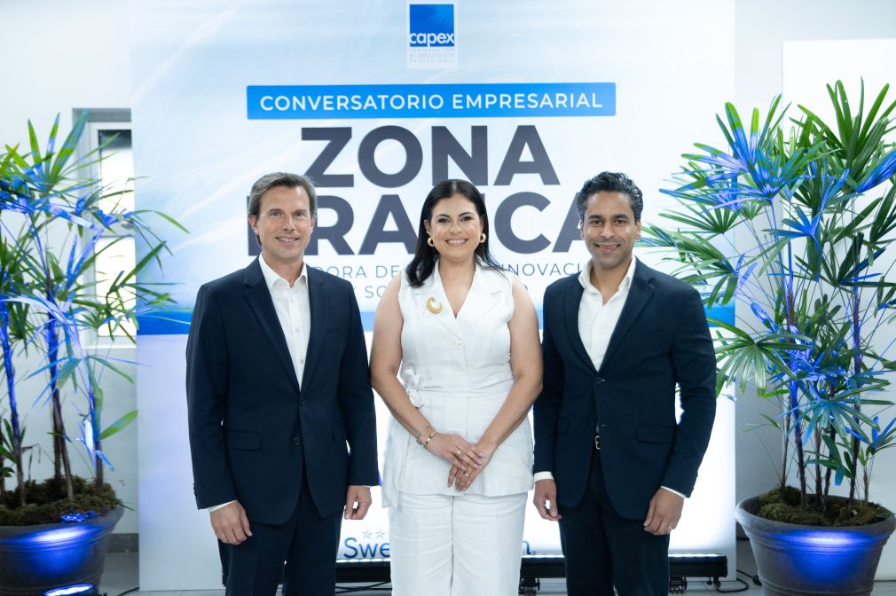 Marco Cabral, Cayra Bencosme y Fernando García.