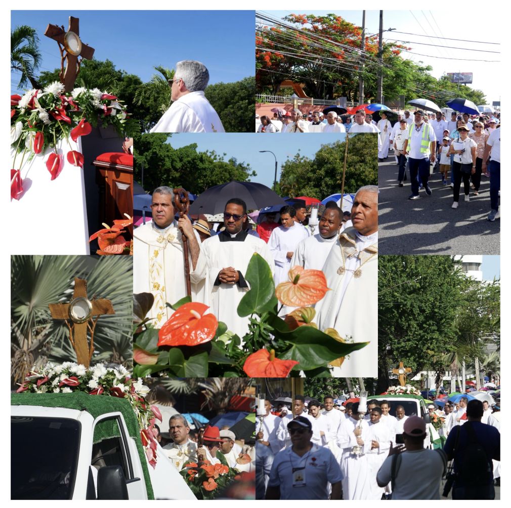 La Arquidiócesis de Santo Domingo celebró la gran fiesta eucarística bajo el lema: "Este es mi cuerpo que se entrega por ustedes" (Lc 22,19).