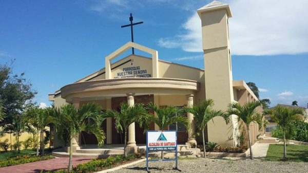 Alcaldía Santiago inaugura Parroquia Sagrado Corazón de Jesús 