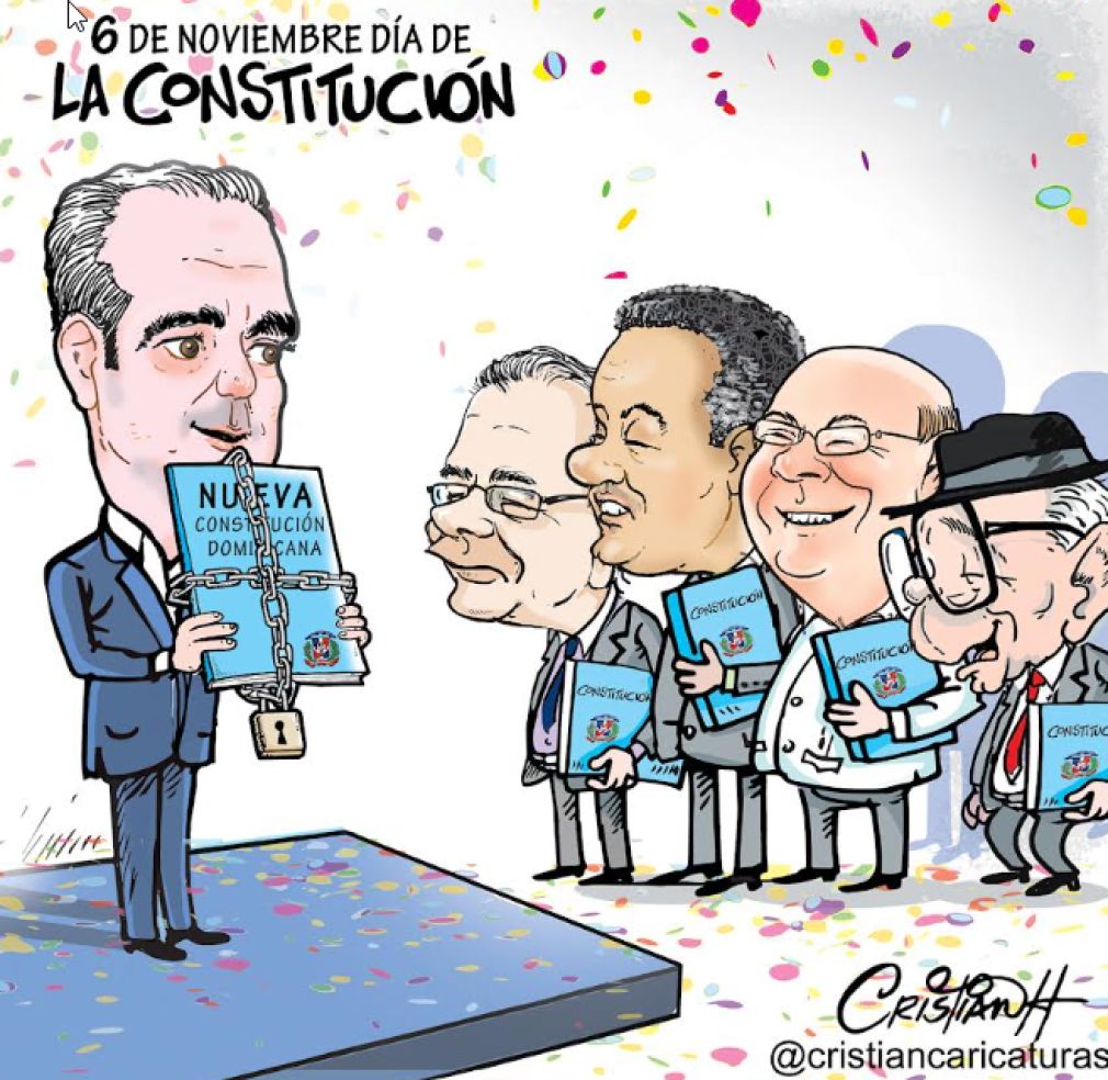 Las caricaturas de Cristian Hernández parten de las posturas “curiosas” de los políticos.