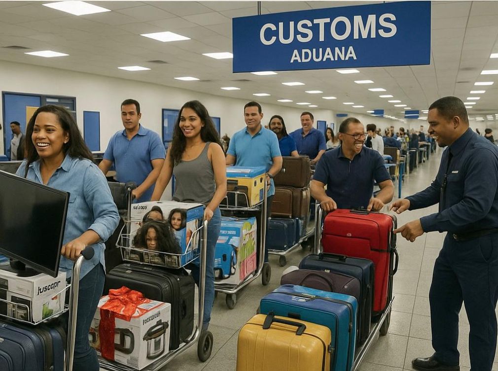 Dominicanos regresan al país para pasar Navidad y Año Nuevo con sus familiares.