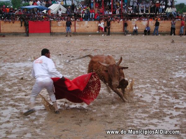 En la corrida de toros de El Seibo, al toro no se mata, sino que se cansa.