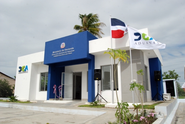 Oficina de aduanas en Elías Piña, donde los comerciantes lograron evadir 3.5 millones de pesos, en impuestos con la supuesta participación de funcionarios de aquí