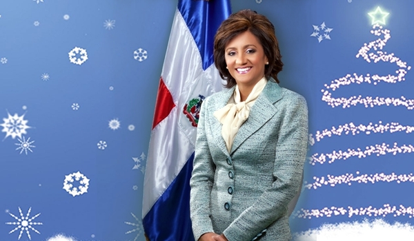 Cándida Montilla de Medina, Primera Dama de la República Dominicana.
