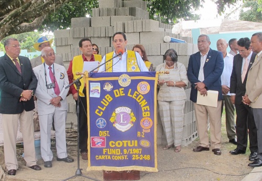 Club de Leones Cotuí inicia ampliación de centro de salud contra la ceguera   :: Edición República Dominicana